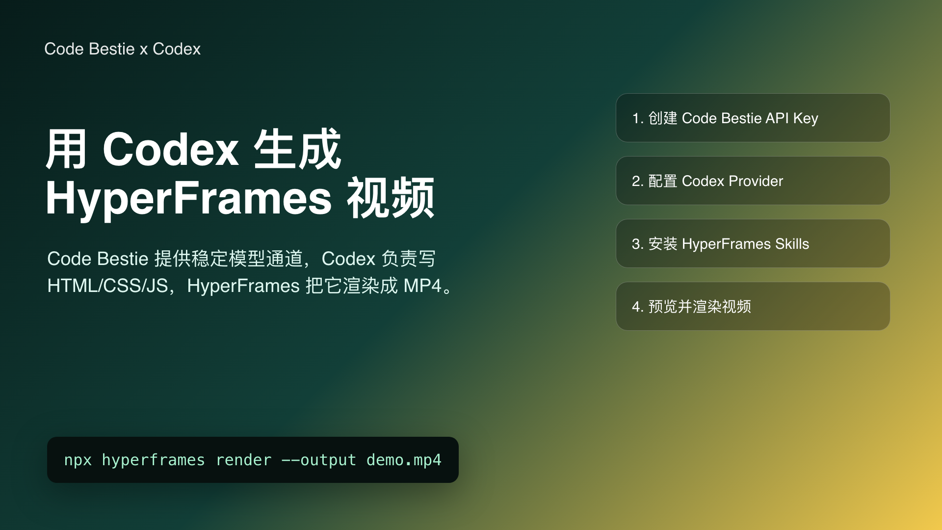 HyperFrames 第 5 秒画面示例